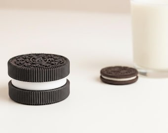 Oreo Clicker | 3D Printed Cookie-Inspired Fidget Toy | Satisfying Click Desk Toy | Novelty Gift