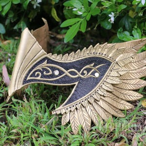 Leather Valkyrie Battle Crown Headpiece | LARP Cosplay Armor | Warrior Norse Viking Mythology image 8