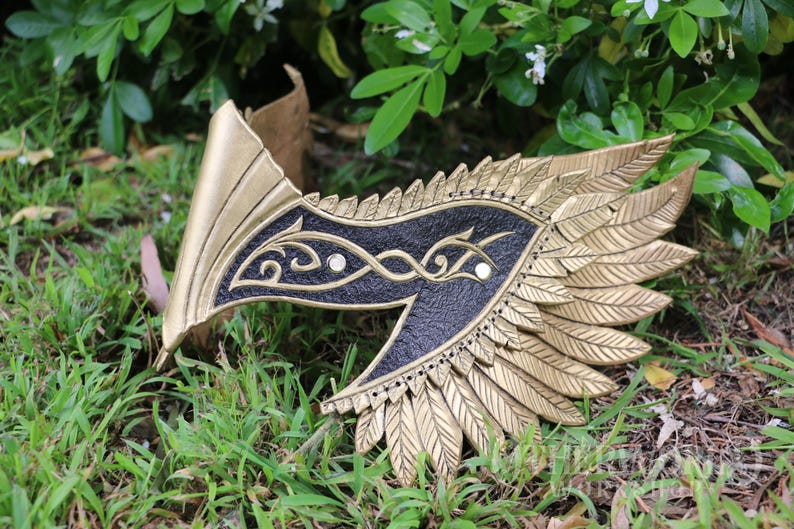 Leather Valkyrie Battle Crown Headpiece | LARP Cosplay Armor | Warrior Norse Viking Mythology image 8