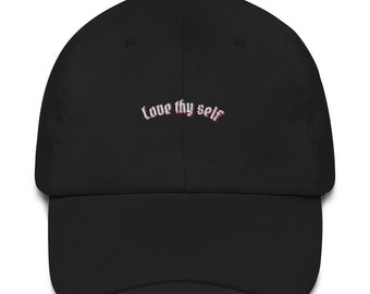 Empowerment Minimalistic Embroidered Champion Dad Cap Summer VSCO Girl Three Colors available Gift for Her Self Love Gift for Men