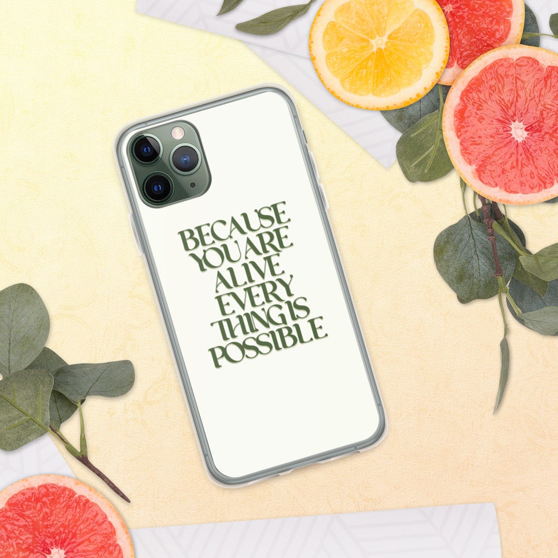Aesthetic Quote Phone Case Inspirational Motivational Cover Etsy