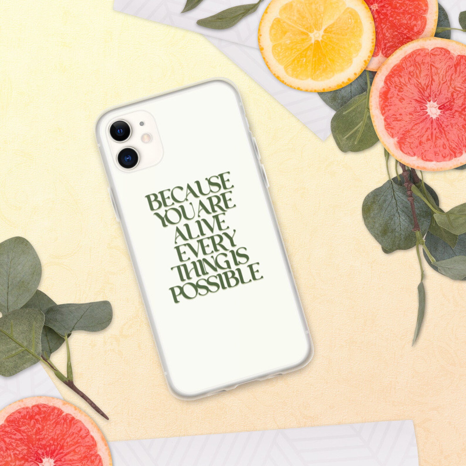 Aesthetic Quote Phone Case Inspirational Motivational Cover Etsy