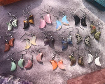 Little Moon Crystal Earrings