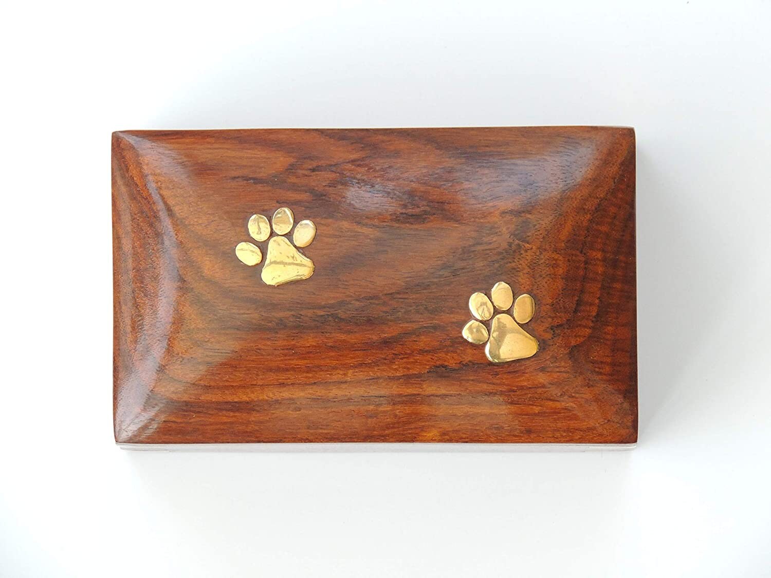 Rosewood pet urns for dogs Urns for Cat Ashes Urn with paw Etsy