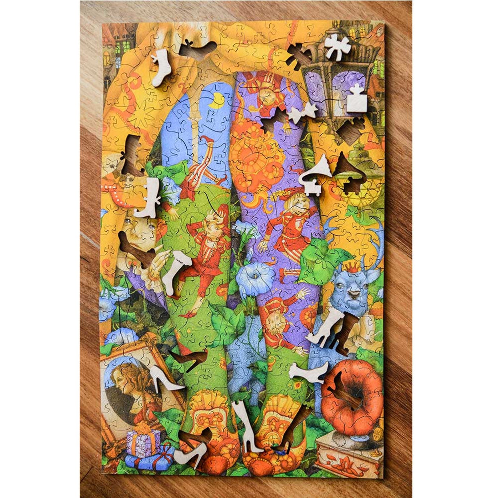 Wooden Jigsaw Puzzle Fantasy Art Print Fine Art Puzzle for Etsy