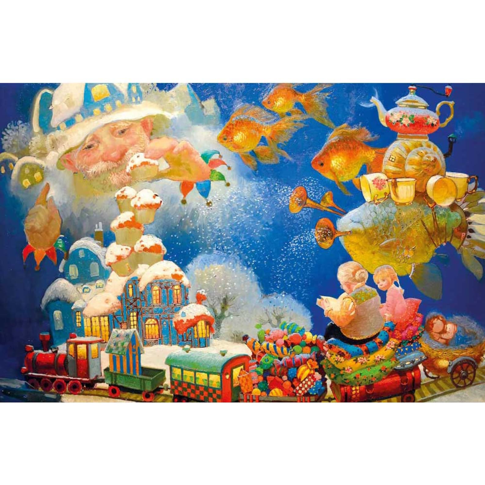 Puzzles for Adults Wooden Jigsaw Puzzle Fantasy Art Print Etsy