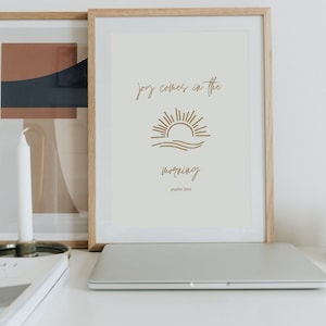 Joy Comes in the Morning Print