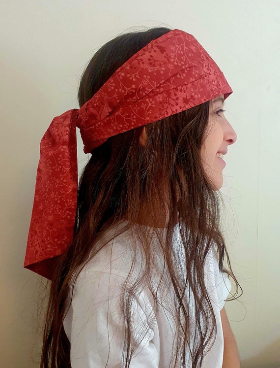 Pirate Bandana with Attached Hair Child Pirate Bandana with Attached Hair Child