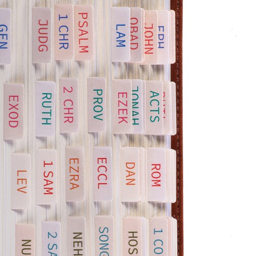 Laminated Bible Tabs With Adhesive easy to Read Easy to Etsy