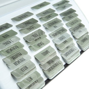 Laminated Bible Tabs (Easy to Read, Easy to Apply), Bible Labels, Bible Journaling Accessories, Bible Dividers, Bible Stickers