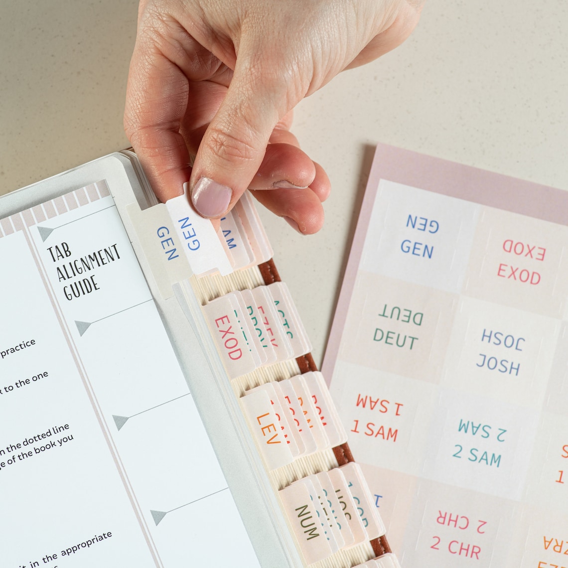 Laminated Bible Tabs With Adhesive easy to Read Easy to Etsy
