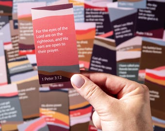 60 Unique Bible Verse Cards: Inspirational Scripture, Encouragement Cards