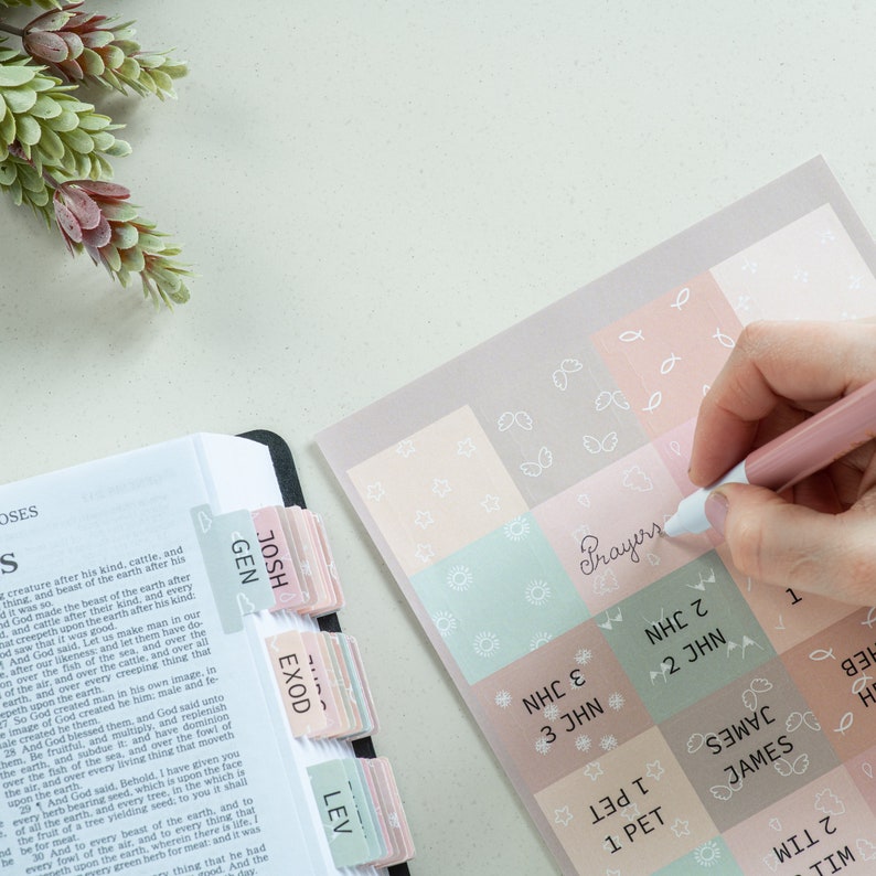 Laminated Bible Tabs With Adhesive easy to Read Easy to Etsy
