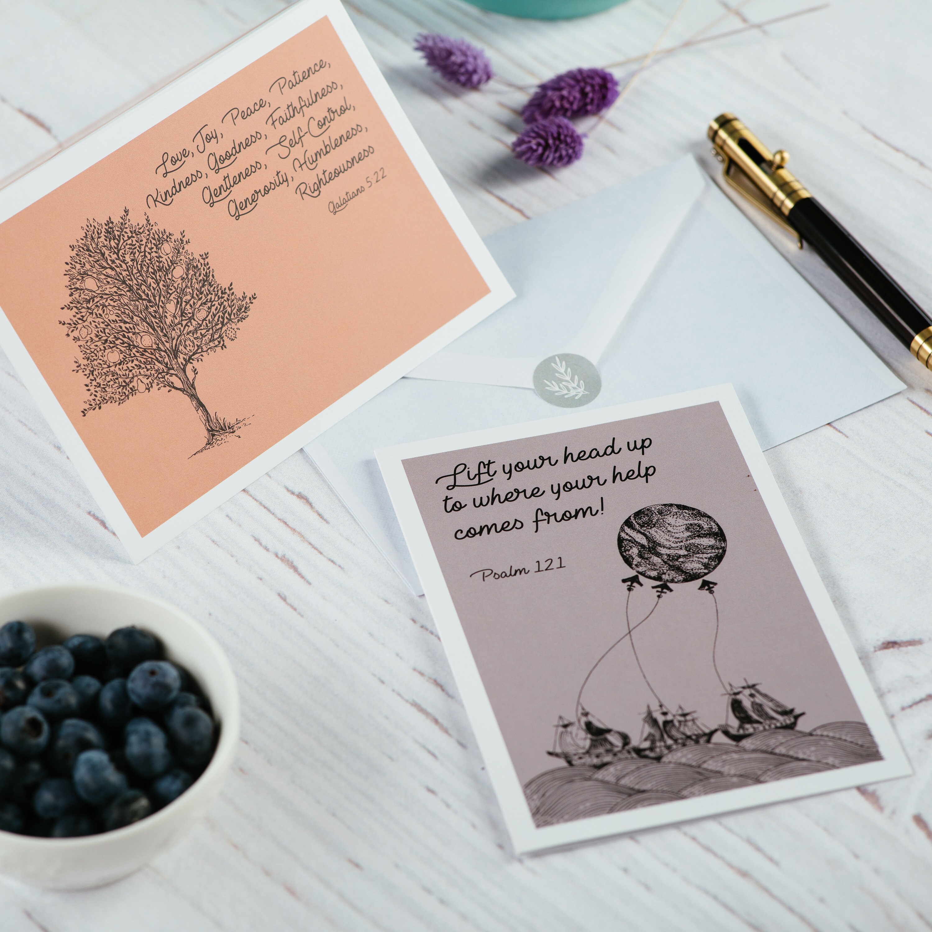 18 Assorted Christian Greeting Cards with Envelopes 6 Art Etsy