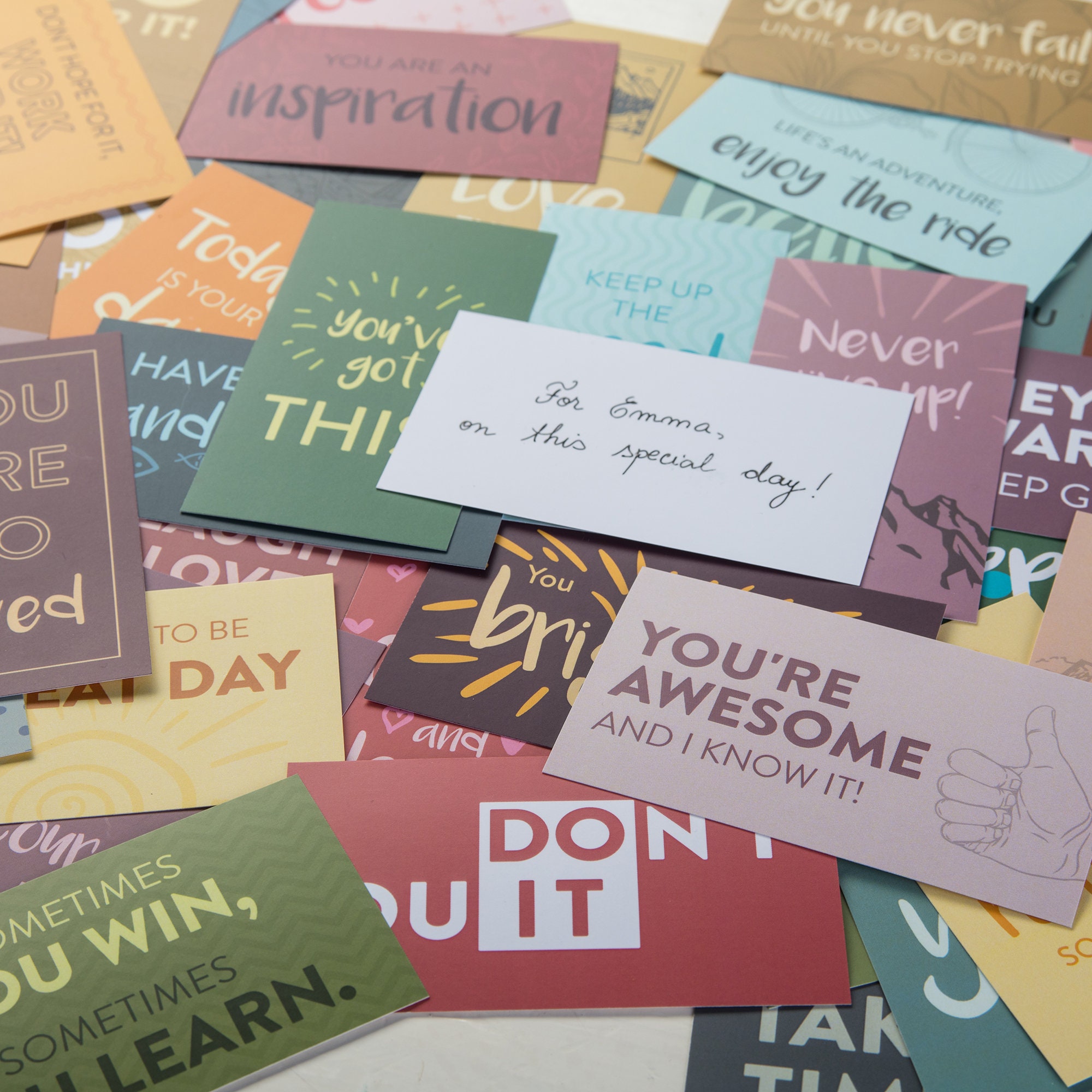 Motivational Cards 60 Pack Encouragement Thank You Mini Etsy