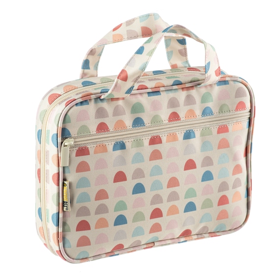 Bible Cover with Handles: Padded Bible Tote Bag (7.5x10x2.5 inches) - Blossom
