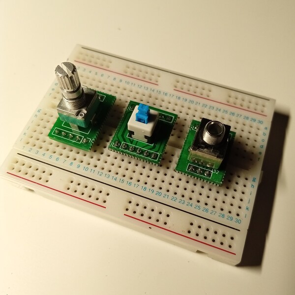 Breadboard electronics eurorack prototyping assorted bits