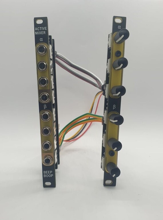 2hp Active Mixer and Attenuator Eurorack Module Combo GOLD Etsy