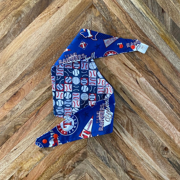 Texas Rangers Sports -- Pet Bandana -- Cat Bandana Matching Mask Optional