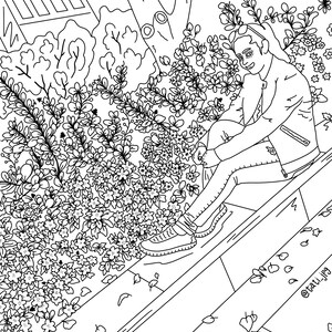 Custom Coloring Pages Digital Coloring Sheets Printable Coloring Pages For Adults Coloring Pages For Kids image 4