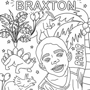 Custom Coloring Pages Digital Coloring Sheets Printable Coloring Pages For Adults Coloring Pages For Kids image 3