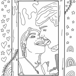 Custom Coloring Pages Digital Coloring Sheets Printable Coloring Pages For Adults Coloring Pages For Kids image 2