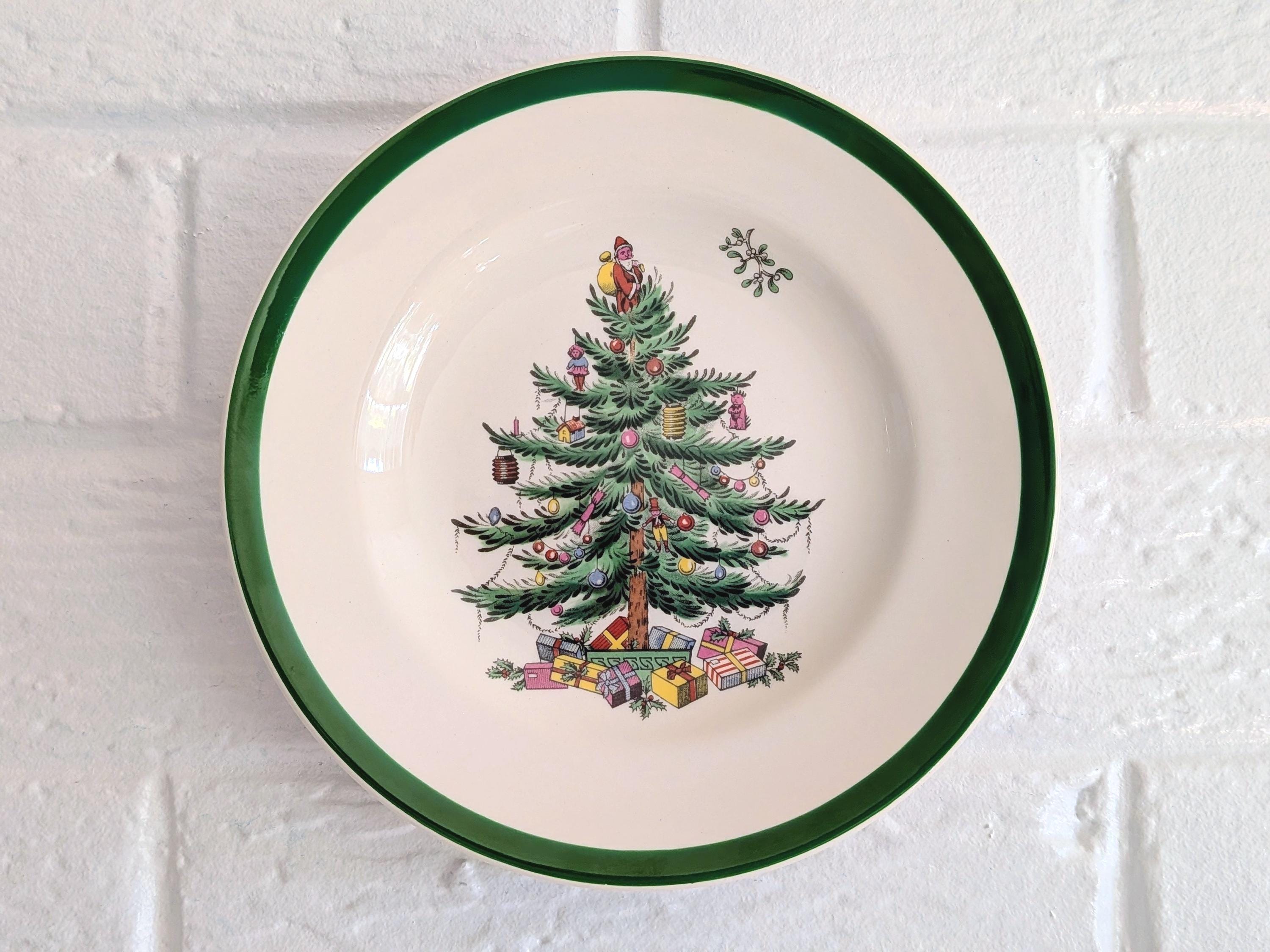 スポード　クリスマスツリー クッキージャー ② Spode Christmas Tree Figural Santa with Tree Cookie Jar