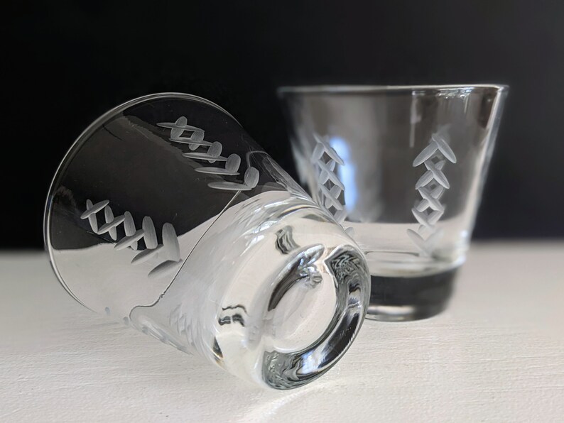 Vintage Whiskey Double Shot Glasses Set of 2 Javit Etsy