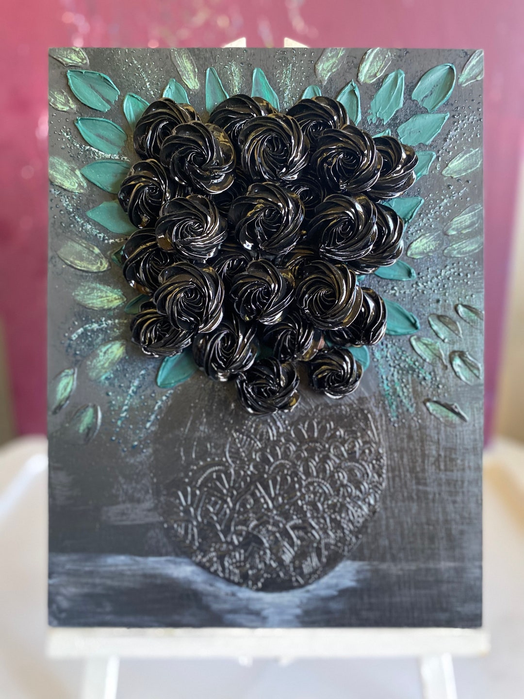 Handmade Wall Decor. 3D Floral Art - Etsy