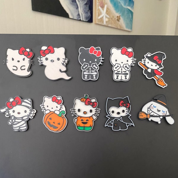 3D hello kitty Sanrio Halloween magnets