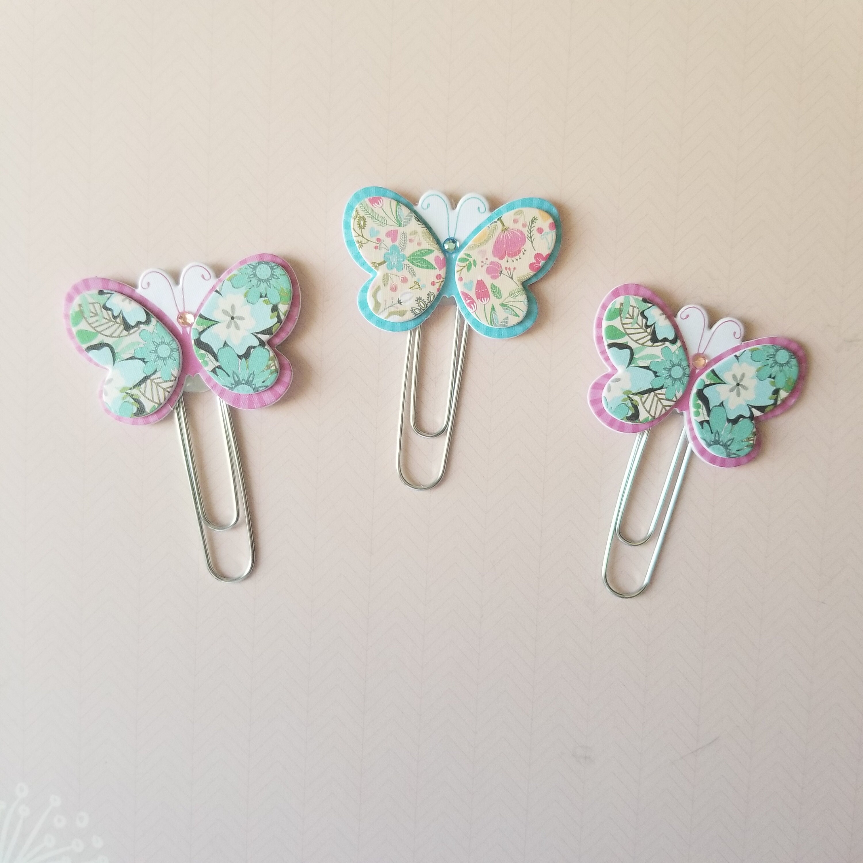 Butterfly Planner Clip Butterfly Paper Clip Spring/Summer Etsy