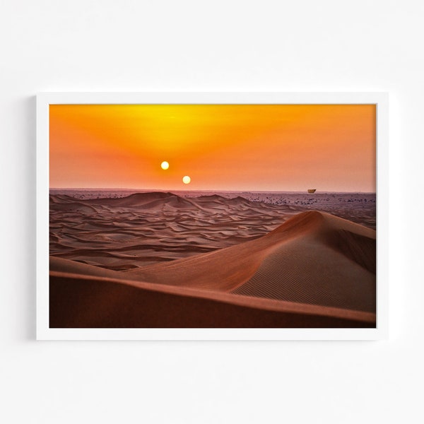 Star Wars A New Hope Tatooine Sand Crawler Fine Art Subtle Poster Download