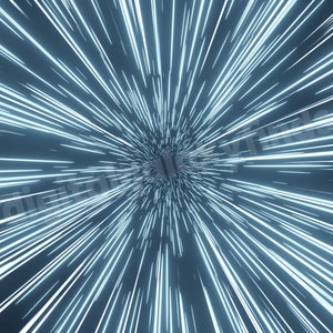 Star Wars Hi-Res Hyperspace Virtual Background Digital Download