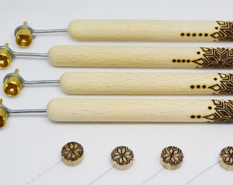 Set of 4 kistky, Kistky set, Ukrainian egg writing tools, Pysanky supplies, Easter egg decorating tools, Pysanky wax resist tools