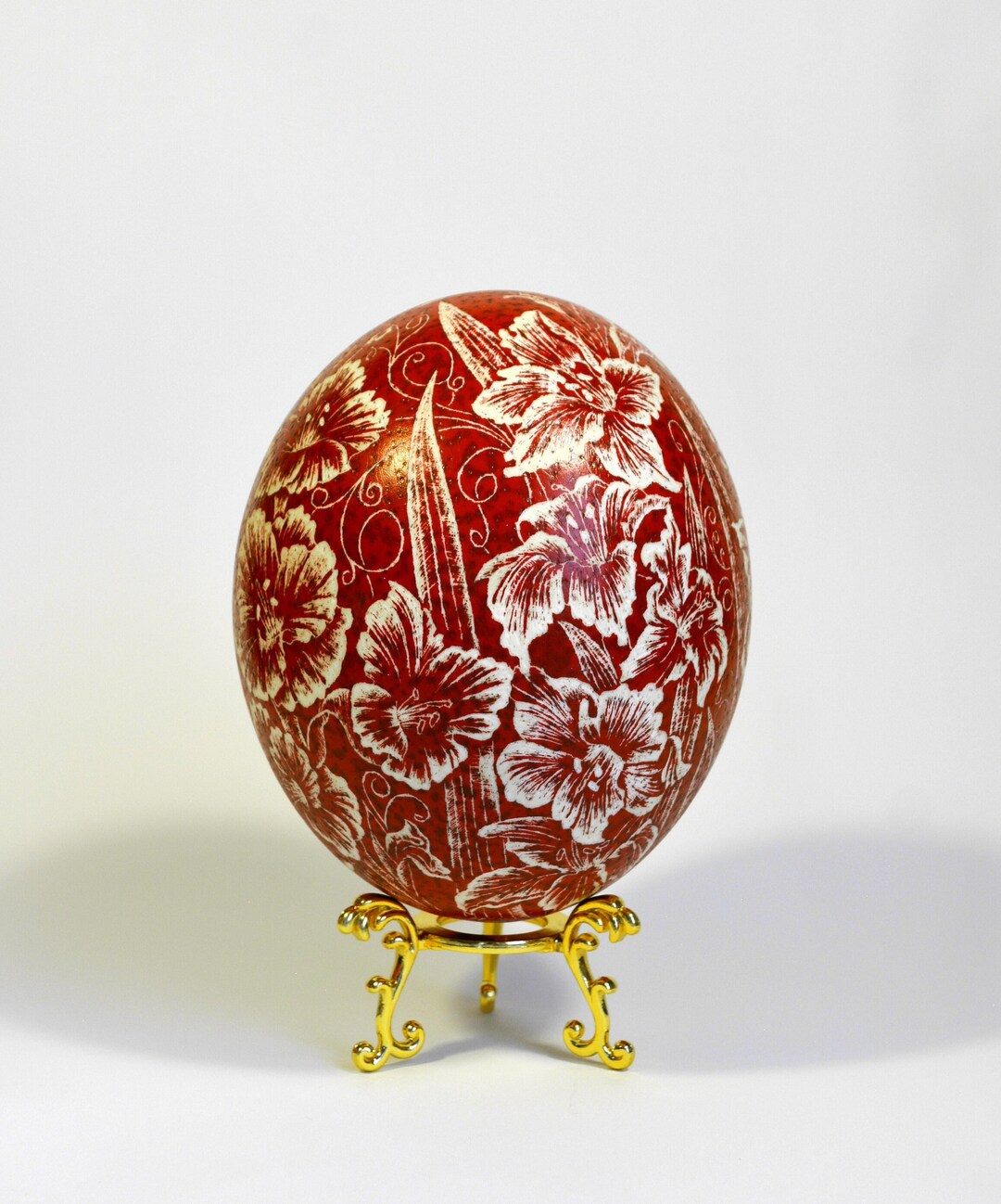Ostrich Egg Pysanka, Ukrainian Pysanka Egg, Real Hand Painted and ...
