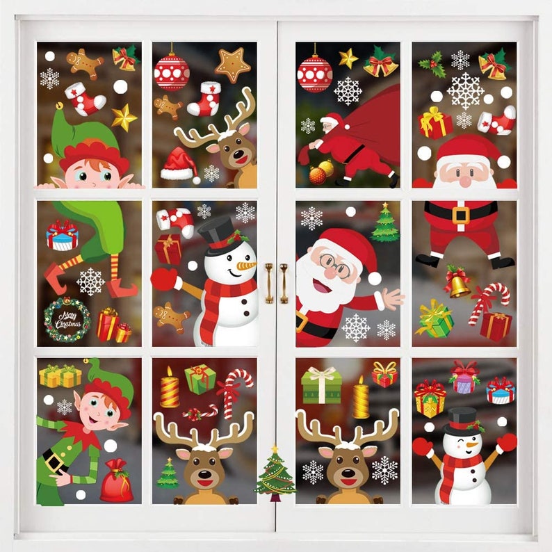 Christmas Window Clings