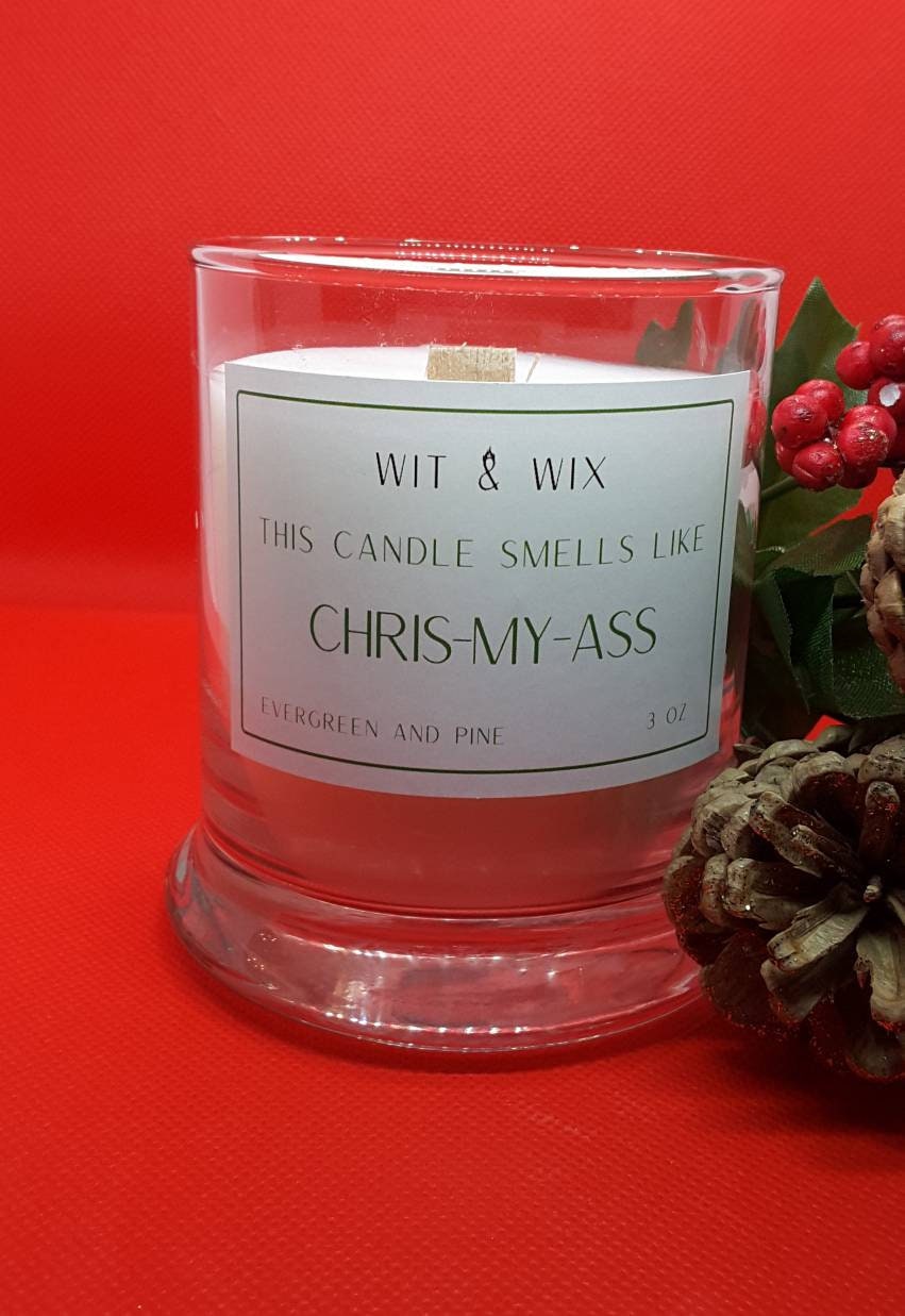 This candle smells like Chrismya. CHRISTMAS CANDLE. Etsy