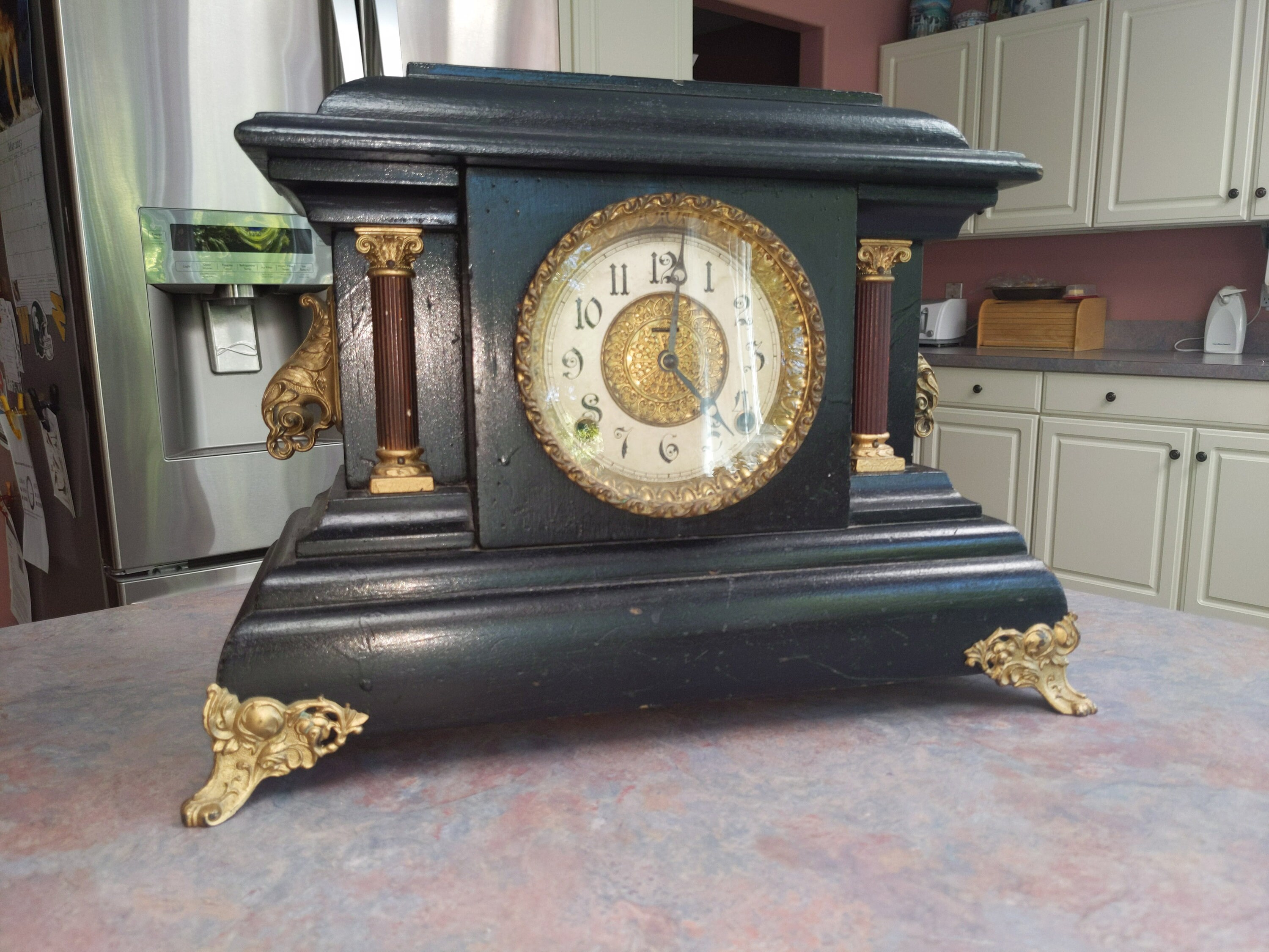 Antique Mantel Clock Manufactured by the E.ingraham CO. Etsy