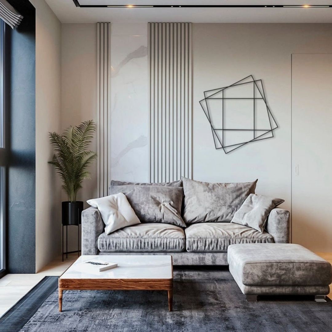 Wohn-Dekor-Wand-Kunst Metall-Wand-Dekor-Set | Etsy