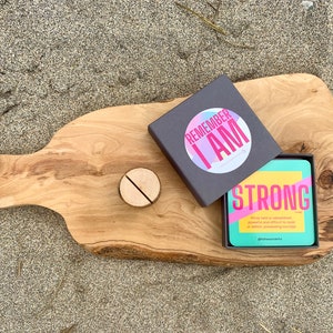 21 cartes d'affirmation positive - Citations inspirantes pour la motivation et l'estime de soi au quotidien | Conception carrée