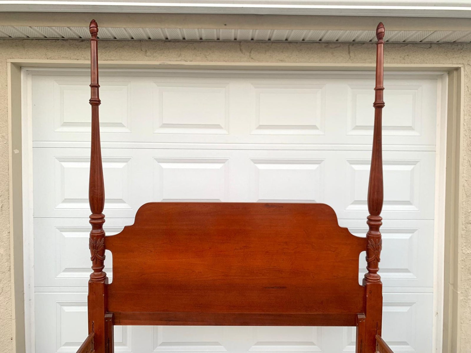 Cherry Rice Carved Queen Size Bed Etsy