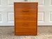 Danish Modern Teak Filing Cabinet 