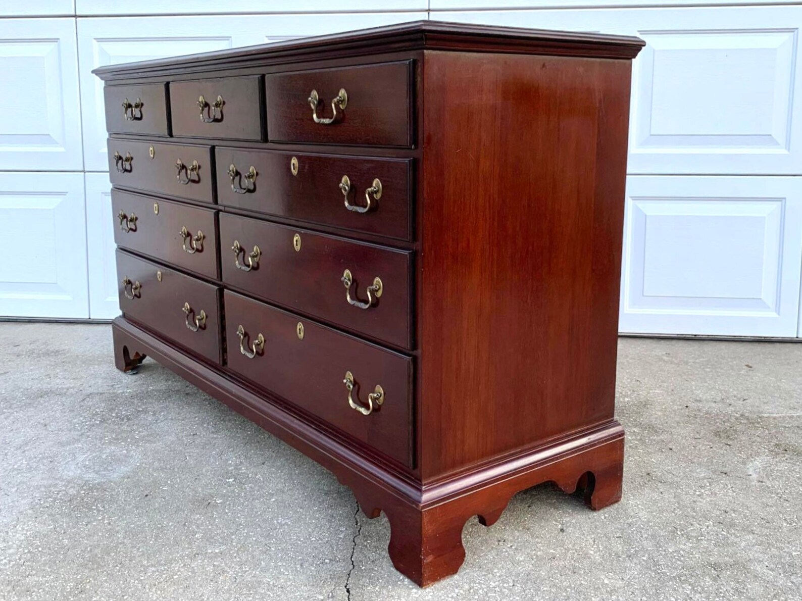 Solid Mahogany Dresser by LinkTaylor Etsy