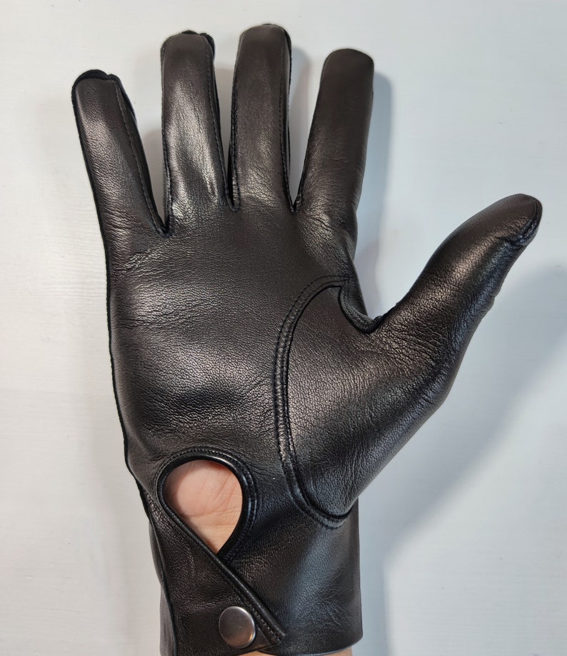 Men's Vintage Fashion Leather Gloves Made in Italy Etsy