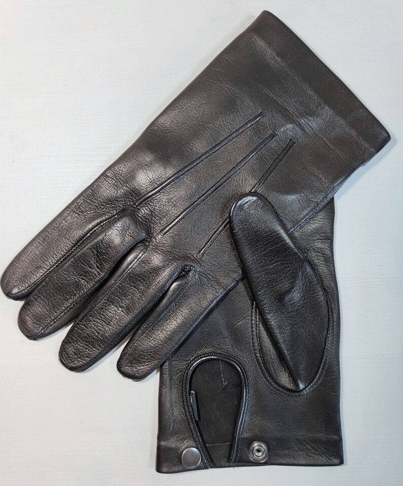 Men's Vintage Fashion Leather Gloves Made in Italy Etsy