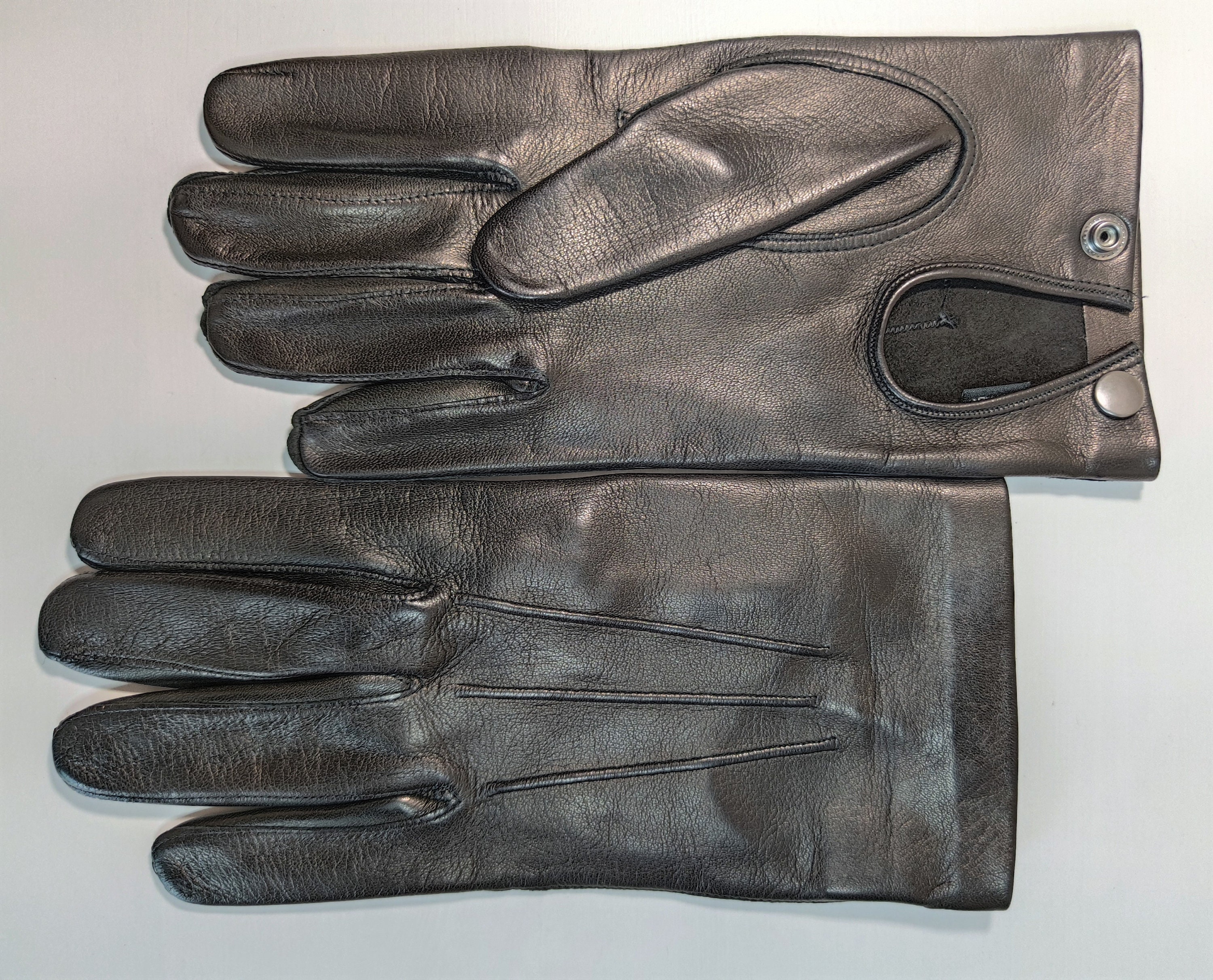 Men's Vintage Fashion Leather Gloves Made in Italy - Etsy