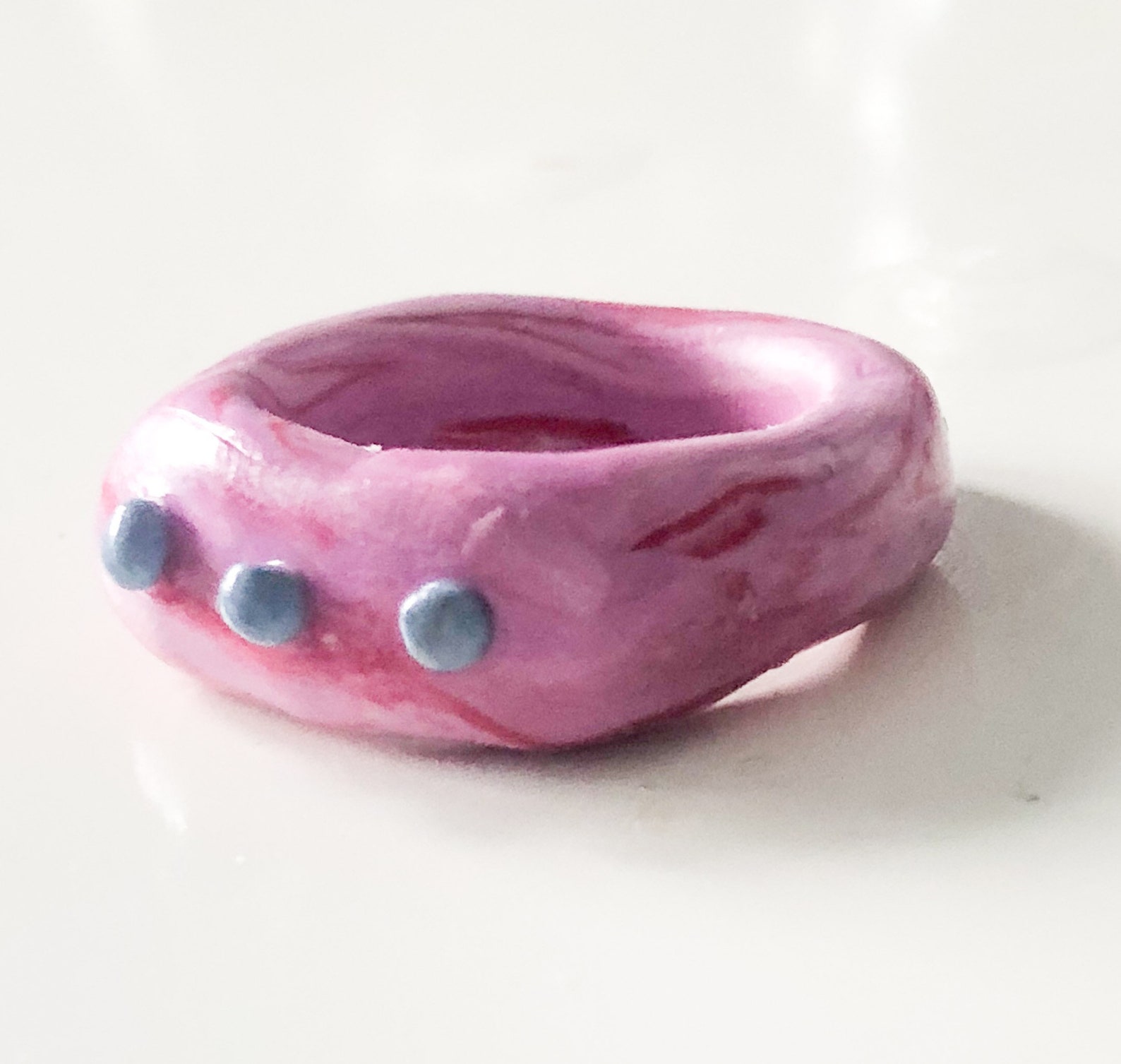 Handmade clay rings Chess board ring Yoshi egg ring Etsy