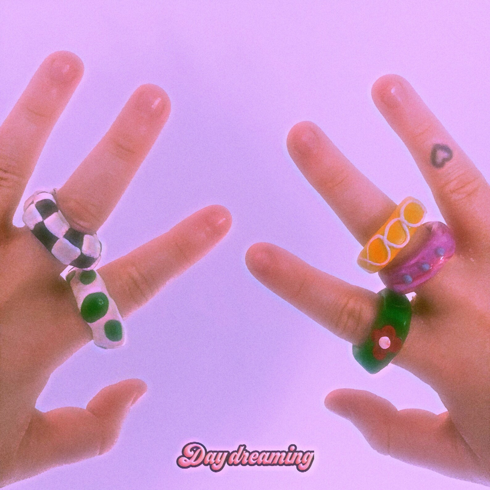 Handmade clay rings Chess board ring Yoshi egg ring Etsy