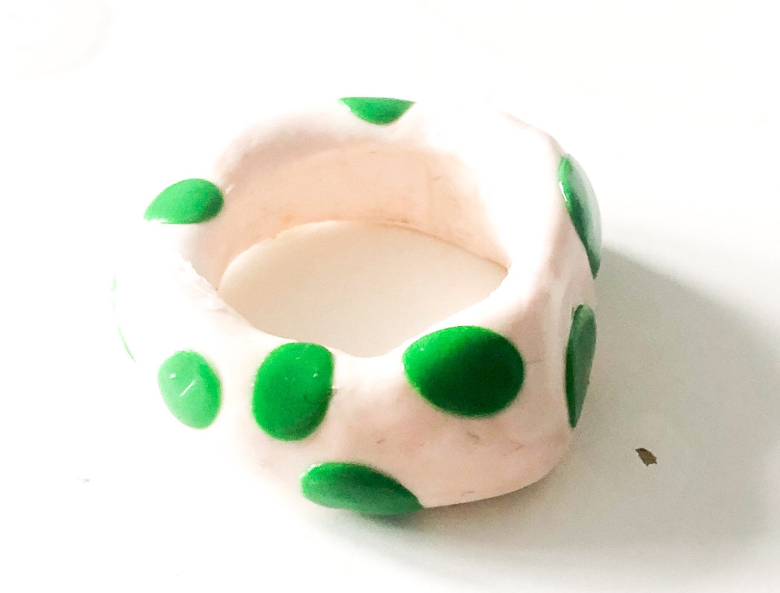 Handmade clay rings Chess board ring Yoshi egg ring Etsy