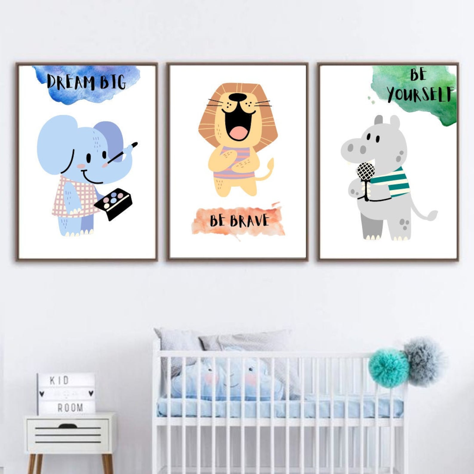 Nursery Wall Art Baby Frame Nursery Room Decor Nursery Etsy
